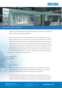 Billion Provides Smart Energy Management