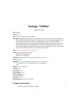 Package `ViSiElse`