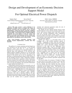 Design and Development of an Economic Decision Support