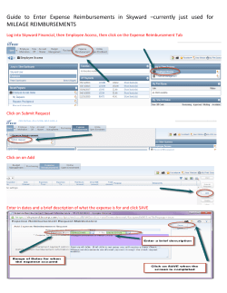 Guide to Enter Expense Reimbursements in Skyward