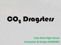 CO2 Dragsters