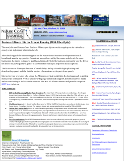 Business Alliance Hits the Ground Running (With Fiber Optic)