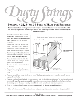 Packing a 32, 34 or 36-String HarP for SHiPPing