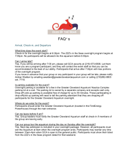 FAQs - Greater Cleveland Aquarium