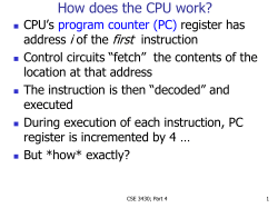 instruction cache