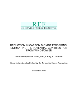 reduction in carbon dioxide emissions: estimating the potential