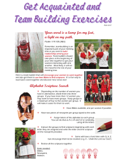 Get-Acquainted and Team Building Exercises