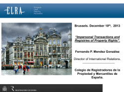 7. Colegio de Registradores_Impersonal Transactions and