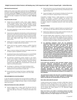 Dialight Commercial Vehicle Products: LED Reading Lamp / LED