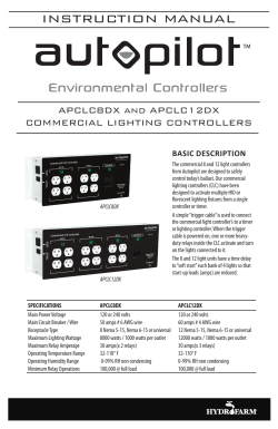 Auto Pilot 12 Light HID Commercial Controller