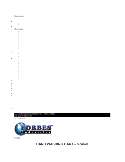 Hand Washing Cart &mdash; 5746-D : Forbes Industries : http://www