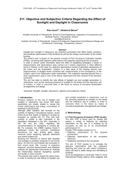 211: Objective and Subjective Criteria Regarding the Effect of