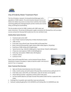 City of Enderby Water Treatment Plant