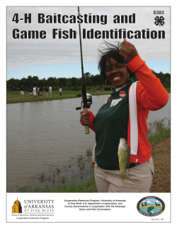 4-H Baitcasting and Game Fish Identification S303