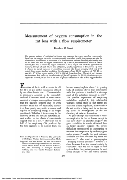 Measurement of Oxygen Consumption in the Rat Lens with a
