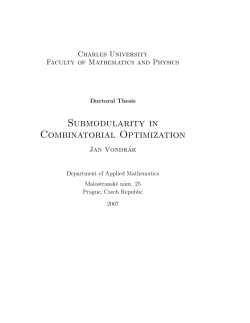 Submodularity in Combinatorial Optimization