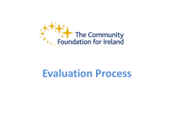 Evaluation