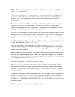 (CNN) -- The sound of meditation for some people is full of deep