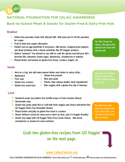 Grab two gluten-free recipes from GO Veggie! on