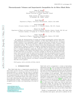 Thermodynamic Volumes and Isoperimetric Inequalities for de Sitter