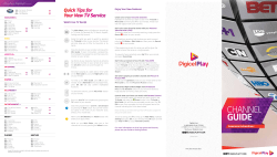 Quick Tips for Your New TV Service