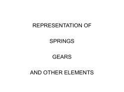 Representation of gears