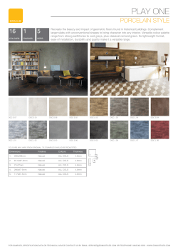 PLAY ONE - Domus Tiles