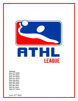 Updated June 12th 2009 May 10th 2010 June 14th 2010 June 23rd