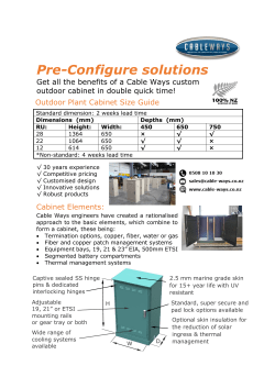 Pre-Configure solutions