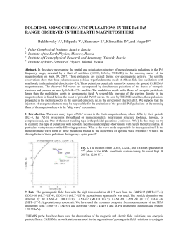 POLOIDAL MONOCHROMATIC PULSATIONS IN THE Pc4