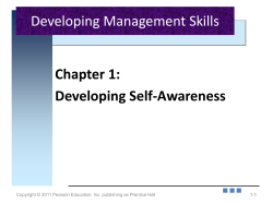 Chapter 1: Developing Self