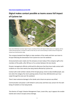 Digicel makes contact possible as teams assess full impact of