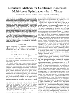 Distributed Methods for Constrained Nonconvex Multi