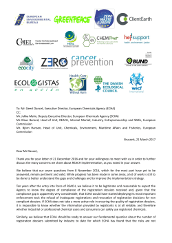PUBLICATIONS &ndash; EEB &ndash; The European Environmental Bureau