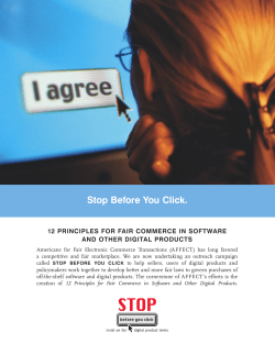 12 Principles for Fair Commerce in Software and Other Digital
