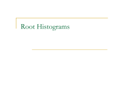 Root Histograms