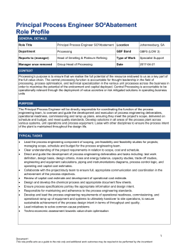 genric job description
