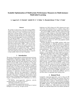 Scalable Optimization of Multivariate - CSE