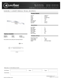 sahar, 1-light small wall sconce