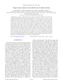 Oxygen vacancy clusters on ceria: Decisive role of cerium f electrons