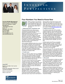 Four Numbers You Need to Know Now