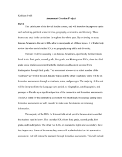 Assessment Creation Project