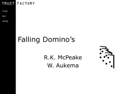 Falling Domino`s