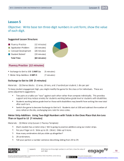 Grade 2 Mathematics Module 3, Topic C, Lesson 5
