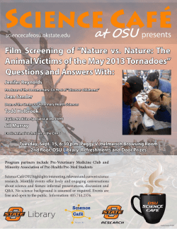 Film Screening of &ldquo;Nature vs. Nature: The Animal Victims of the May