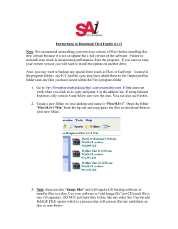 Instructions to Flexi Family 8.1v1 Note: We recommend