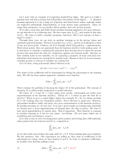 Let`s start with an example of recognizing handwritten digits. The