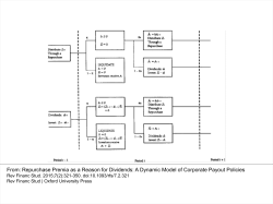 A Dynamic Model of Corporate Payout Policies