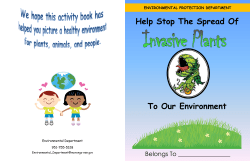 Invasive Plants Activity Book