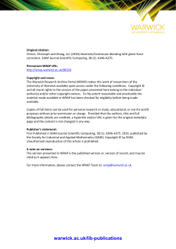 Atomistic/Continuum Blending with Ghost Force Correction | SIAM